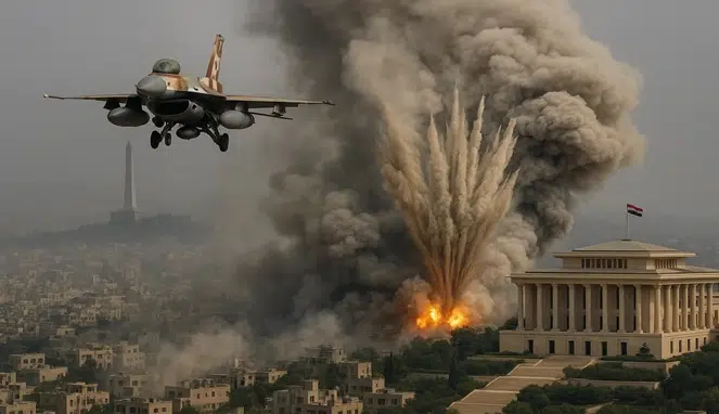 Jet Tempur Israel Serang Dekat Istana Presiden Suriah, Damaskus Tegang