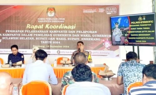 KPU Enrekang Rakor Mantapkan Persiapan Kampanye Pilkada 2024