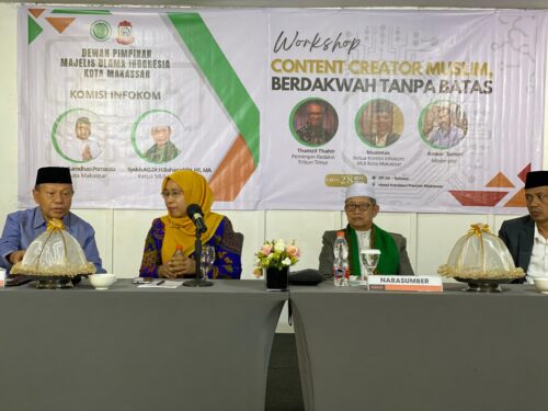 Plt Kadis Kominfo Makassar Buka Workshop Dakwah Digital, Ajak Generasi Muda Memanfaatkan Teknologi