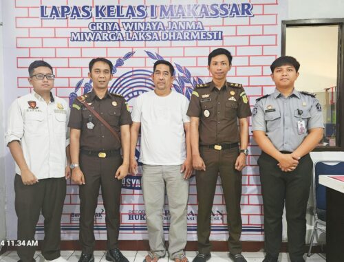 Tim Pidsus Kejari Enrekang Jemput Eksekusi Pidana Tipikor Kasus KPH Mata Allo ke Lapas IA Makassar