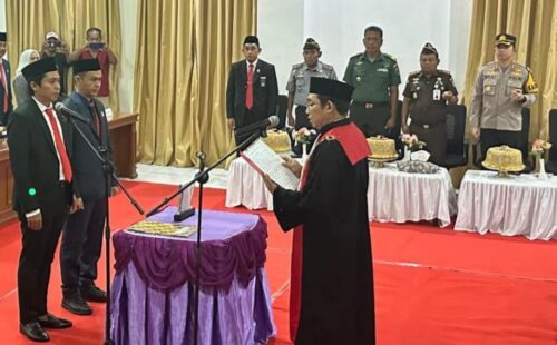 Polres Enrekang Dinilai Sukses PAM GATURLALIN Saat Paripurna Lantik Ketua DPRD Enrekang