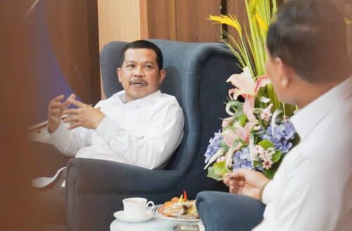 Kajati Sulsel dan Kakanwil ATR/BPN Sulsel Bahas Jamin Pengamanan Lahan Bagi Investor di Sulawesi Selatan