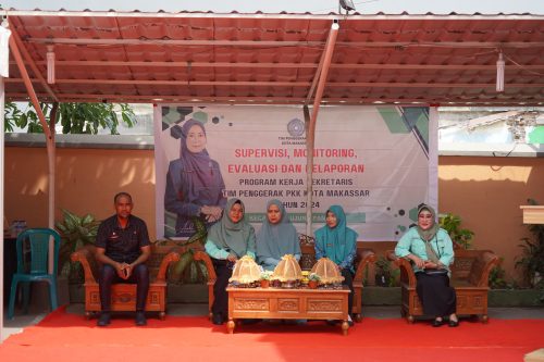 Plt. Camat Ujung Pandang Sambut Kunjungan Tim SMEP dan Ketua TP PKK Kota Makassar