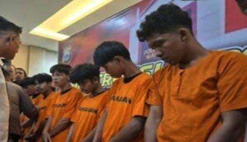 Terlibat Pembusuran Dua Karyawan Kafe di Makassar, Polisi Gulung 6 Pelaku Geng Motor ‘Setelan Gacor’