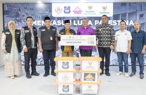 BAZNAS Enrekang Serahkan Infak Kemanusiaan Palestina Tahap Dua Melalui BAZNAS RI