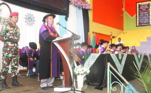 Rektor Unimen Dr.Syawal Sitonda,MAg : Wisuda 188 S1 Fakultas Saintek Dan FKIP Universitas Muhammadiyah Enrekang