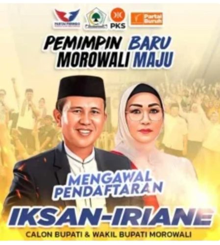 Ketua Go Gibran (ARPG) Morowali Ucapkan Selamat atas Kemenangan Iksan Baharuddin-Iriane Ilyas