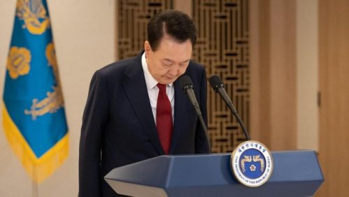 Dipanggil Kejaksaan, Presiden Korea Selatan Yoon Suk Yeol Mangkir