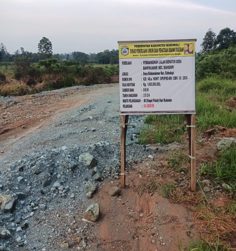 Go Gibran Pertanyakan Anggaran Jalan yang di Duga Dikerja BPD Desa Baho Makmur, Rusak dan Berlubang