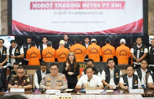 Polri Ungkap Penipuan Robot Trading Net89, 15 Tersangka dan Sita Aset Rp1,5 Trilun