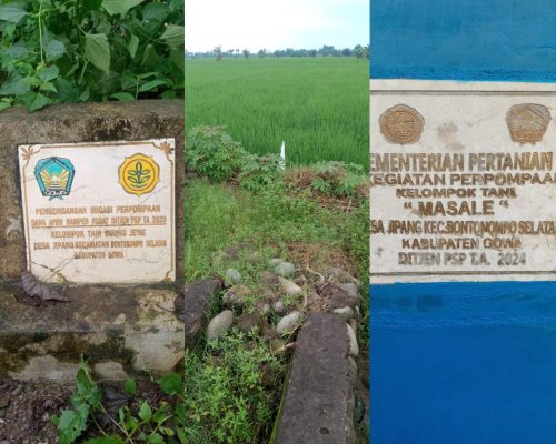 Empat Proyek Irigasi di Desa Jipang Diduga Terbengkalai, Kajari Gowa: Kami Tindaki, Minimal Dua Alat Bukti