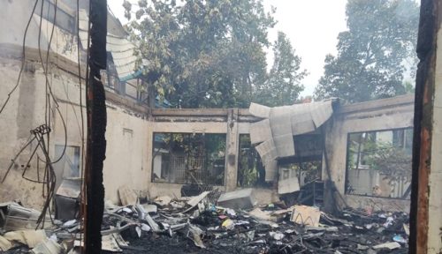 Tim Labfor Polda Sulsel Selidiki Penyebab Kebakaran di Kantor Disdik Makassar