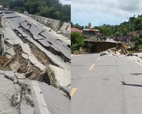 Jalan Trans Sulawesi Putus Total Akibat Longsor di Poso