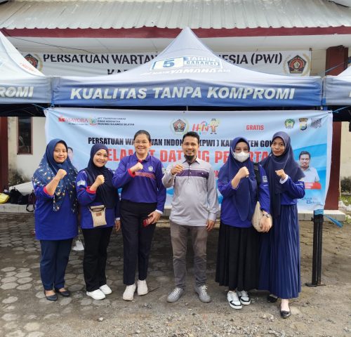 PWI Gowa dan MPS Sulsel Tingkatkan Kesadaran Donor Darah di Hari Pers Nasional