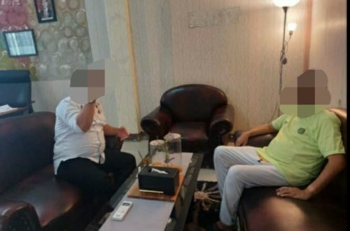 Gempar, Foto Petinggi Ditjenpas Sulsel Bertemu Tersangka Uang Palsu Terpublikasi