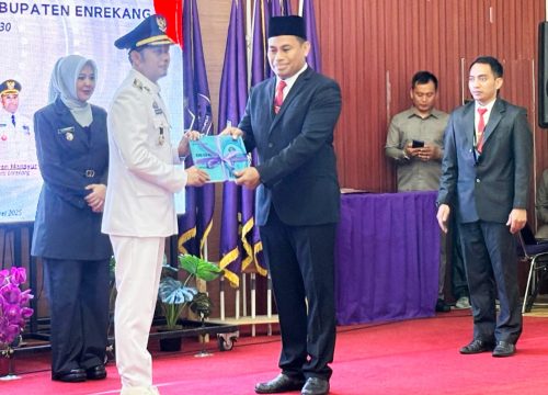 Sertijab Dari Pj. Bupati Enrekang Kepada Bupati dan Wabup Enrekang Periode 2025-2030