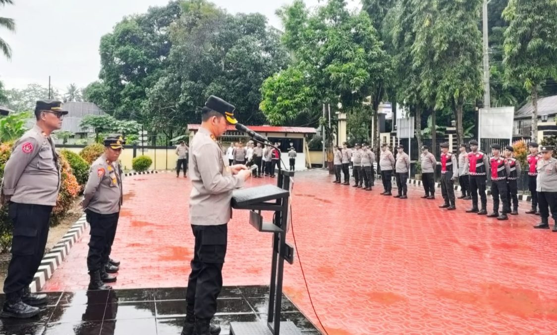 Apel Pagi Kapolres Enrekang, Tekankan Kamtibmas dan Stabilitas Ramadhan