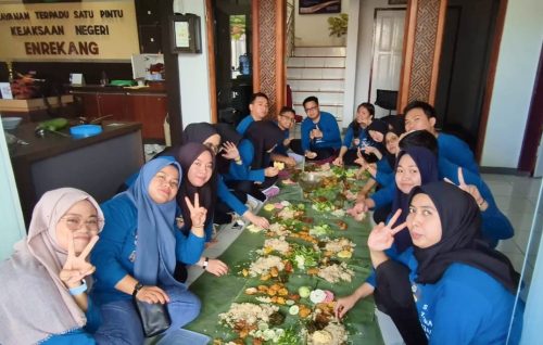 Tradisi Punggahan Kejari Enrekang Sambut Ramadhan 1446 H dengan Kebersamaan