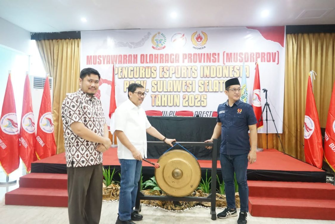 Musorprov ESI Sulsel 2025, Brigjen TNI Andi Anshar Nahkodai Esport Sulsel