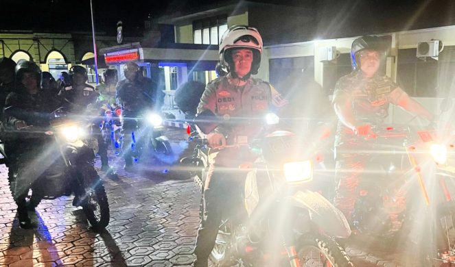 Jelang Lebaran Polres Enrekang dan Kodim 1419 Gerak Patroli Gabungan Ops Ketupat Pallawa 2025