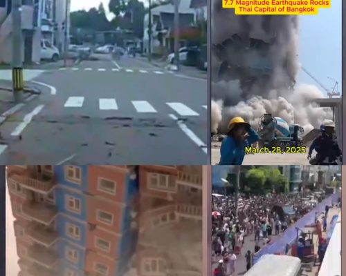 Gempa Dahsyat 7,7 SR di Myanmar, Ratusan Korban dan Gedung Runtuh di Thailand!