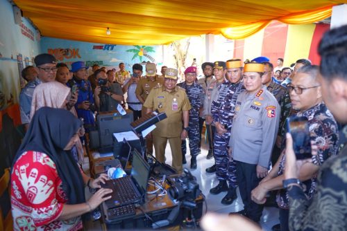 KSAL dan Kabaharkam Polri Tinjau Pembangunan Strategis di Pulau Satangnga Takalar