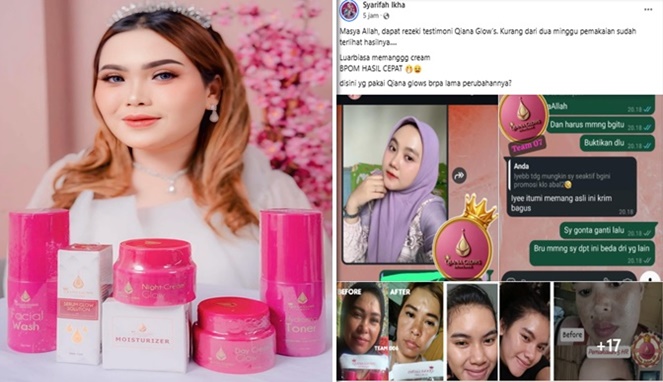 Viral! Krim Qiana Glow’s Disebut Sakti, 2 Minggu Langsung Glowing? Netizen: Jangan-jangan Ada Racunnya!
