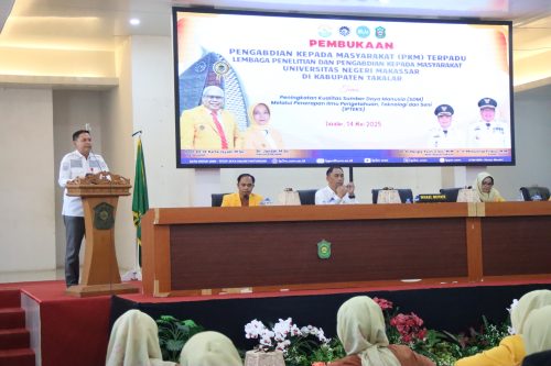 Wabup Takalar Resmi Buka PKM UNM 2025, Penguatan SDM Berbasis IPTEKS