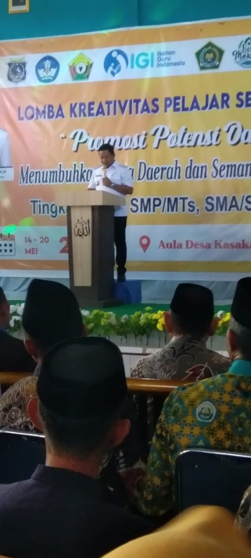 Laode Darwin Buka Lomba Kreativitas Pelajar Mubar, Angkat Semangat Liwu Mokesa