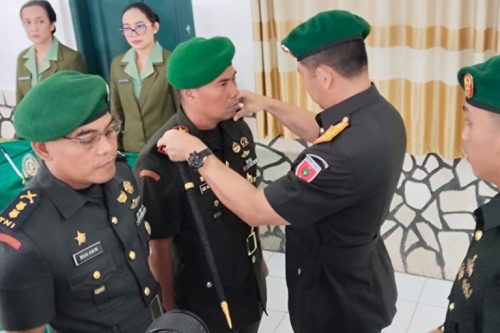 Danrem 141 Toddopuli Lantik Letkol Abdul Muthalib sebagai Dandim Jeneponto