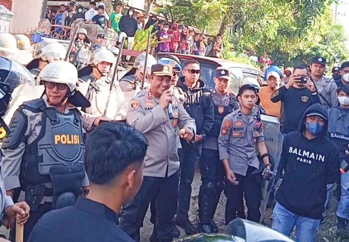 Polres Enrekang Berhasil Eksekusi Lahan Di Anggeraja Dengan Pendekatan Edukatif