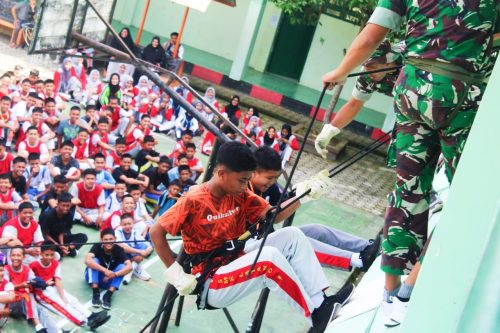 Kodim 1419/Enrekang Isi Kegiatan MPLS Siswa Baru Di SMKS Latanro