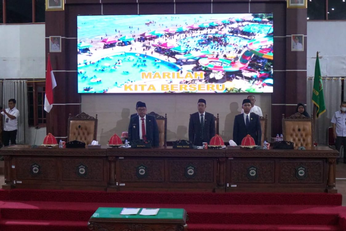 Bupati Takalar Hadiri Rapat Paripurna, Bahas Pendapat Akhir Rancangan Perda APBD 2024