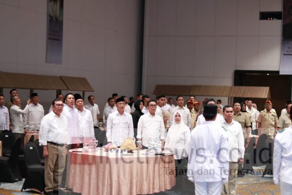 Bupati Takalar, Para Kepala Daerah Hadiri Temu Kader Bersama Sekjen Gerindra di Hotel Claro Makassar