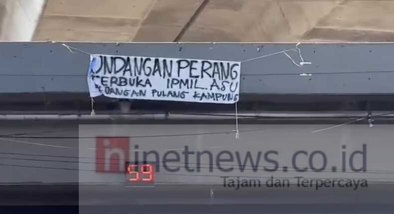 Makassar Heboh! Spanduk “Perang Terbuka IPMIL ASU” Dipajang di FO Urip