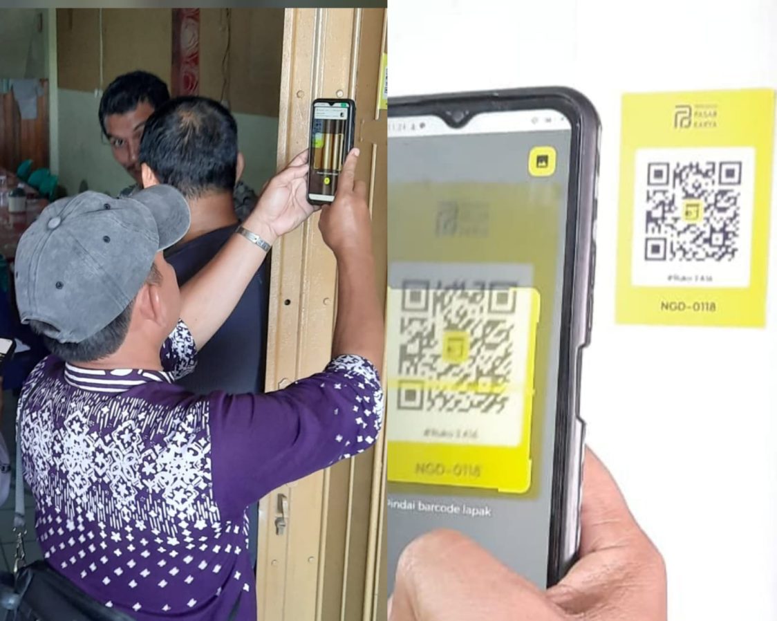 Perumda Pasar Makassar Uji Petik Sistem Barcode di Pasar PND Daya
