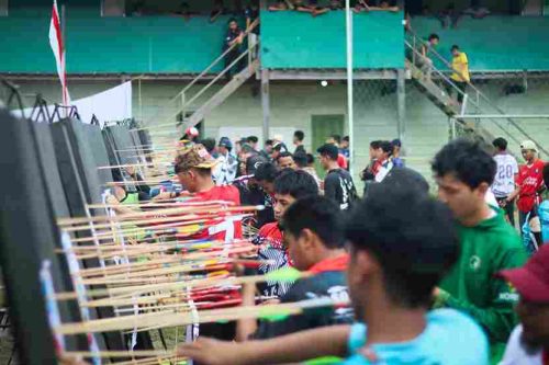 1200 Santri Tingkat SMP dan SMA Ikuti Lomba Memanah di Makassar