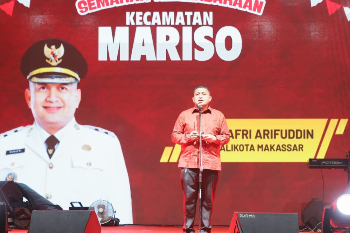 Munafri-Aliyah Hadiri Pesta Rakyat Mariso, Tekankan Jaga Kebersihan