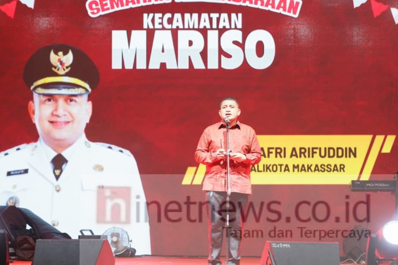 Munafri-Aliyah Hadiri Pesta Rakyat Mariso, Tekankan Jaga Kebersihan