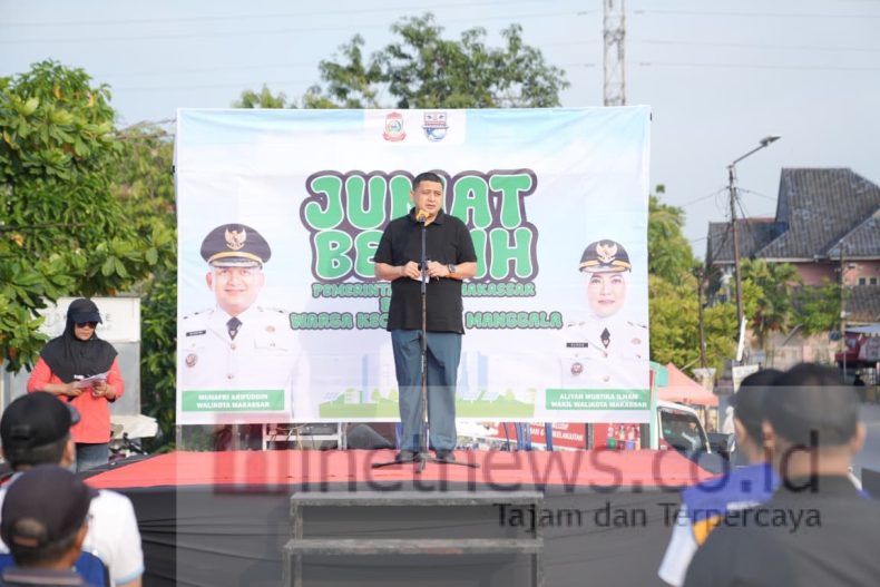 Munafri-Aliyah Aksi Jumat Bersih di Waduk Tunggu Pampang Manggala