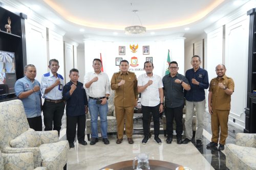 Wali Kota Makassar Ditemui PWI Sulsel, Bahas Raker hingga Peresmian Kantor 