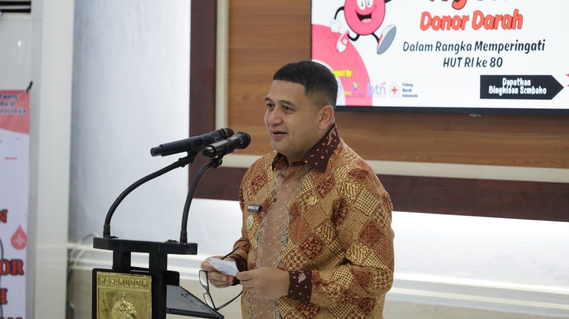 Pemkot Makassar Dukung Donor Darah Massal Jelang HUT RI ke-80 dengan Sinergi Lintas Sektor