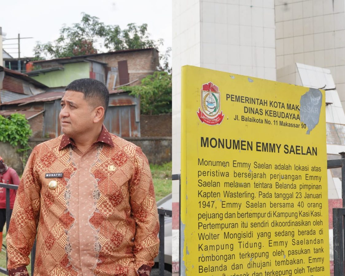 Wali Kota Makassar Sidak Monumen Emmy Saelan yang Terbengkalai