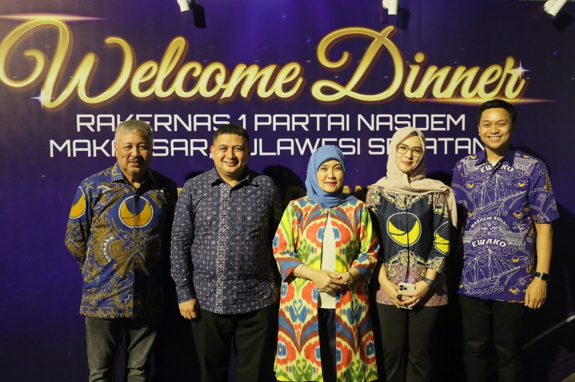 Pemkot Makassar Gelar Gala Dinner Sambut Rakernas Partai NasDem di Anjungan Pantai Losari