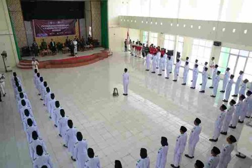 Pengukuhan Paskibraka Takalar 2025, Siap Kibarkan Merah Putih di HUT RI ke-80