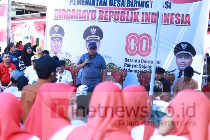 Bupati Takalar Lepas Pawai Perahu Merah Putih di Desa Biring Kassi