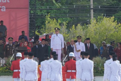 HUT RI ke-80 di Makassar: Munafri Arifuddin Pimpin Upacara di Lapangan Karebosi