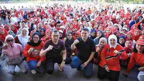 Semarak HUT RI ke-80, Pemkot Makassar Gelar Senam Massal dan Porseni ASN