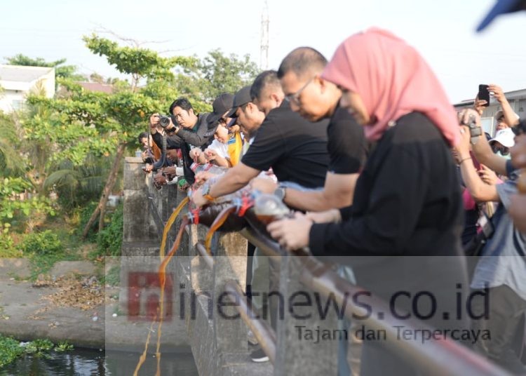 Munafri-Aliyah Aksi Jumat Bersih di Waduk Tunggu Pampang Manggala