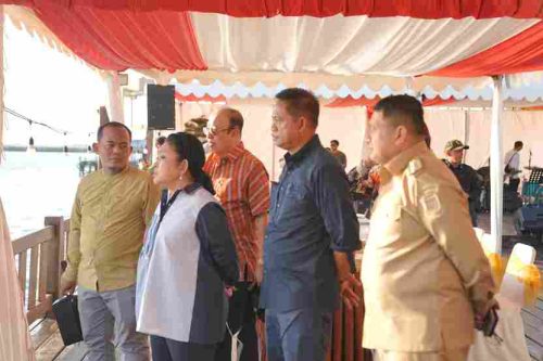 Wali Kota Makassar Promosikan Wisata Phinisi Pantai Losari Bersama Titiek Soeharto dan Amran Sulaiman